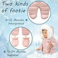 thumbnail image 2 of Baby Winter Snowsuit Coat Romper Outwear Hooded Footie Toddler, 2 of 5