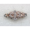 thumbnail image 2 of Faship Clear Rhinestone Crystal Floral Hair Barrette Clip, 2 of 4