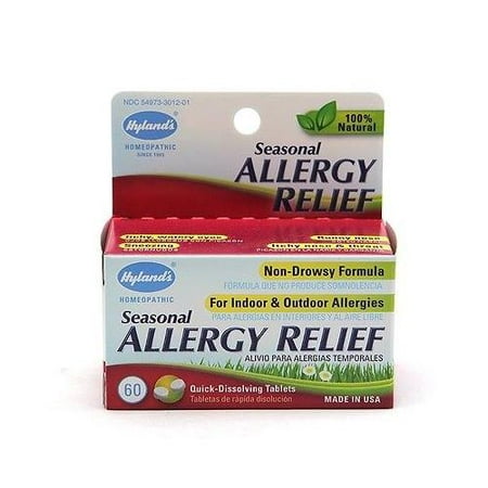 Hyland's Seasonal Allergy Relief, Non Drowsy, 60