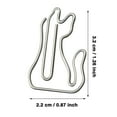 thumbnail image 2 of Heiheiup Paper Clips For Kids Animal Shaped Paperclip Fun Paper Clips Assorted Colors Paperclip Coated Paper Clips Bookmark Clips Office Supplies For Document Organizing 20 Counts, 2 of 7