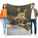 thumbnail image 1 of NYAN CAT anti-pilling, suave, ligera, esponjosa y acogedora de lujo para hogar y cocina – Perfecta para niños y adultos,100X130cm, 1 of 6