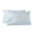 thumbnail image 3 of Better Homes & Gardens 2-Piece 300 Thread Count Cotton Sateen Pillowcase Set, Floral Blue Water, King, 3 of 7