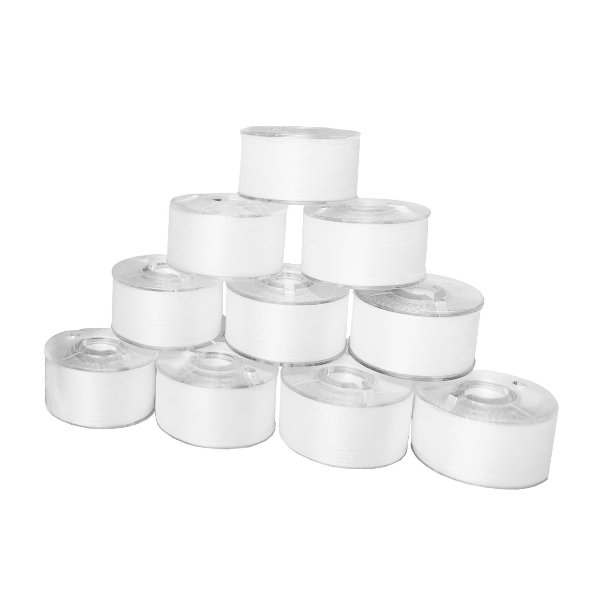 HimaPro 144 White Prewound Bobbin Plastic Sided Size A SA156 - 60 Weight