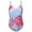 Pink, variant on Odeerbi 8-14 Years Teen Girls One Piece Swimsuit Summer Beach Hawaiian Beachwear Floral Bathing Suit Swim Jumpsuit