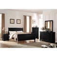 thumbnail image 3 of ACME Louis Philippe Full Bed in Black, 3 of 4