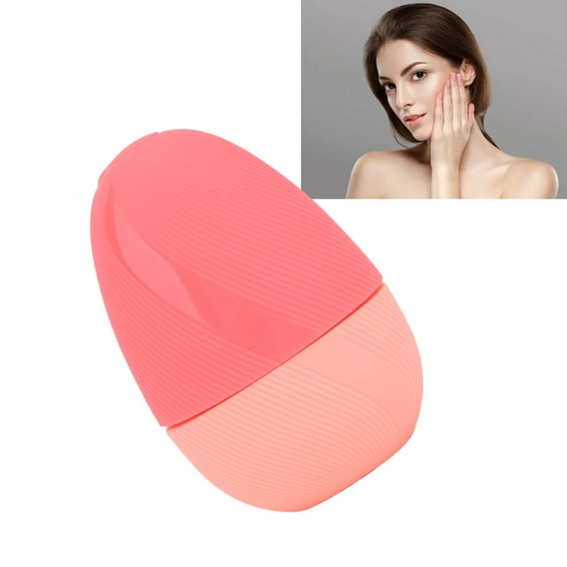 Rodillo De Hielo Facial, Rodillo De Piel De Cubo Facial De Hielo, Molde A Prueba De Fugas, Herramienta De Cuidado De La Piel Reutilizable Y Personalizable De Silicona Con Líquido