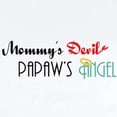 thumbnail image 2 of CafePress - Mommy's Devil, Papaw's Angel Infant Bodysuit - Baby Light Bodysuit, Size Newborn - 24 Months, 2 of 4