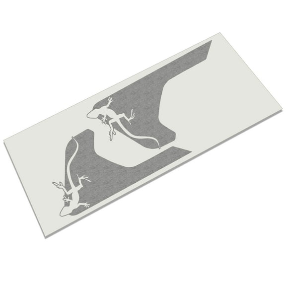 Collectible Decals JL/JT Fender Vent Climbing Gecko Blackout Decal Pair