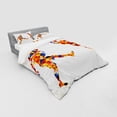 thumbnail image 3 of Ambesonne Abstract Bedding Set 3 Pcs, Colorful Footballers, Twin, Multicolor, 3 of 3