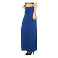 thumbnail image 1 of ShezPretty Women's Premium Fold Over High Waist Long Floor Length Maxi Skirt&nbsp;, 1 of 2