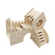 thumbnail image 2 of Accesorios de jaula de casa de hámster de madera de hámster divertida con hábitat de laberinto de escalada para ratones lemmings hámster ratones, 2 of 9
