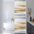thumbnail image 3 of Sun Blocking Glass Window Film, Brown Grey Ombre Window Privacy Film Frosted, Abstract Art Oil Painting Modern Reusable Windows Privacy Sticker for Home Decor, Nursery, 23.6 x 78.7 Inches, 3 of 9