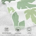 thumbnail image 3 of Autumn Green Leaves Cotton Face Towels Absorbent Hand Towel Soft Bathroom Towel for Kitchen Hotel Decoration, 3 of 7