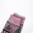thumbnail image 6 of Utoimkio 5 Pairs Unisex Cute Striped Print Winter Cotton Socks Casual Cozy Warm Crew Socks Home Indoor Non-slip Slipper Socks for Women and Men, 6 of 9