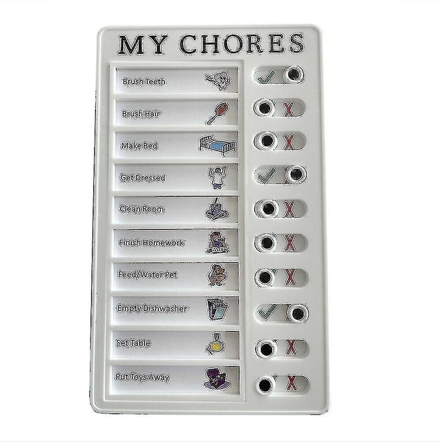 Memo Plastic Board Office Plastic Notes My Chores Checklist Portable Rv Gv Message Checklist