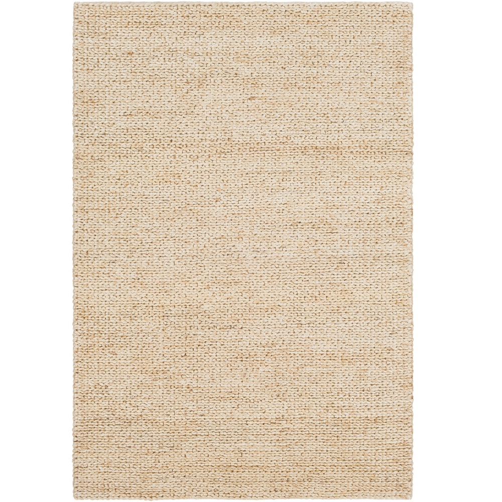 8’ x 10’ Solid Beige Hand Woven Rectangular Area Throw Rug Walmart