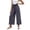 Dark Gray, variant on zbxnLI Wide Leg Cropped Pants for Women High Elastic Waist Baggy Pant with Pockets Casual Vacation Trousers
