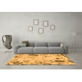 thumbnail image 3 of Ahgly Company Indoor Rectangle Oriental Orange Modern Area Rugs, 5' x 7', 3 of 4