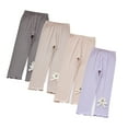 thumbnail image 2 of LYMAYTER ‌‌‌Girls Toddler Cotton Ankle Leggings for 1-9Y Stretchy Warm Breathable Tights Pants, 2 of 7