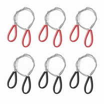 6Pcs Stainless Steel Cable Saw, Metal Wire Saw Hand Pocket String Emergency Rope Cutting Tools PVC Pipe Cutting Tool,6 * Stainless Steel Cable Saw,Black & Red