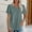 Army Green, variant on DondPO Womens Tees Women's Round Neck Puffed Sleeve Hole Hollow Short Sleeve Casual T Shirt Top Plus Size Tops Cotton Tshirts for Women