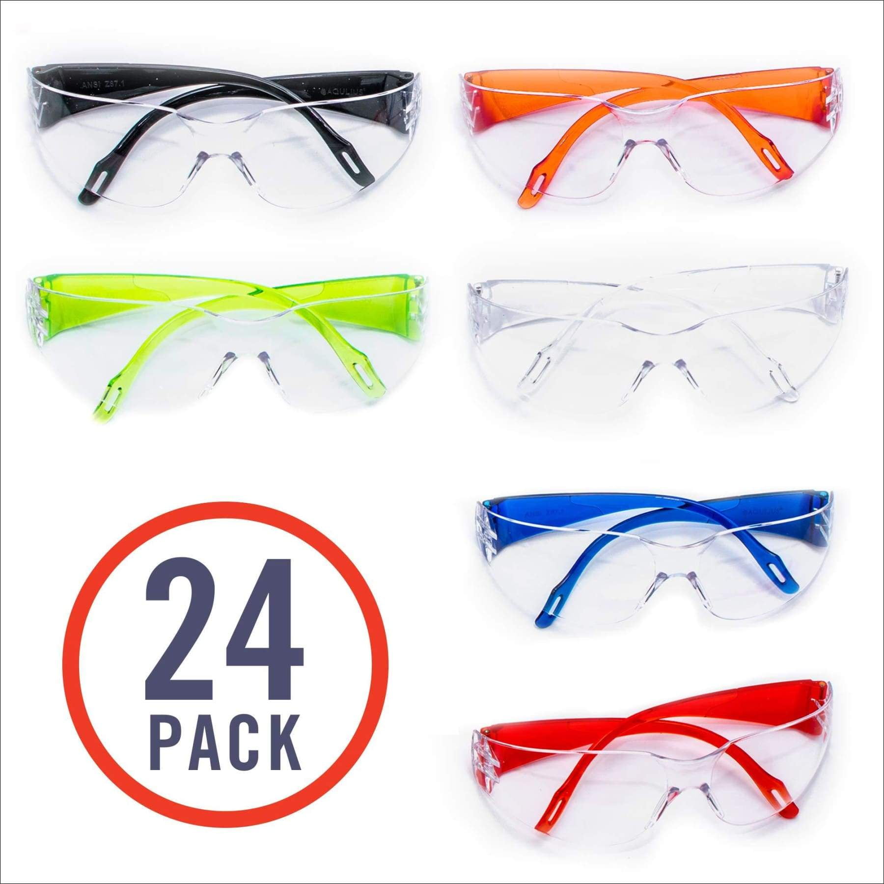 24 Pack of Kids Safety Glasses (24 Protective Goggles in 6 Different
