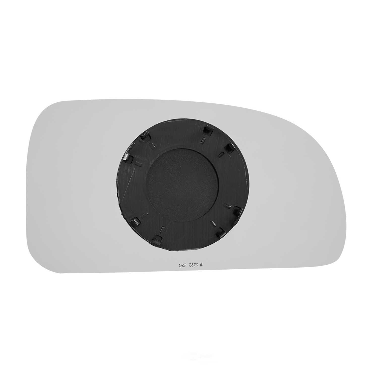 Burco Side View Mirror Replacement Glass with Motor Mount Plate - Clear Glass - 2933RSG