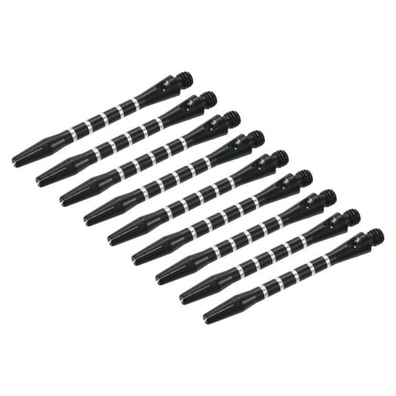 Uxcell 48mm Dart Shafts, 2BA Thread Aluminum Dart Stems - 9 Pack (Black)