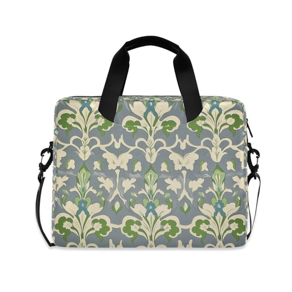 FORMRS 16" Laptop Sleeve Bag Carrying Case with Handle Travel Shoulder Briefcase, Beige Floral