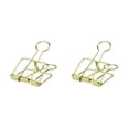 thumbnail image 4 of stanreset 1/2/3 20 Pieces Metal Paper Clip Anti-rust Unfading Solid Color Replacement Home Office File Examination Papers Clips Gold 19mm 2PCS, 4 of 6