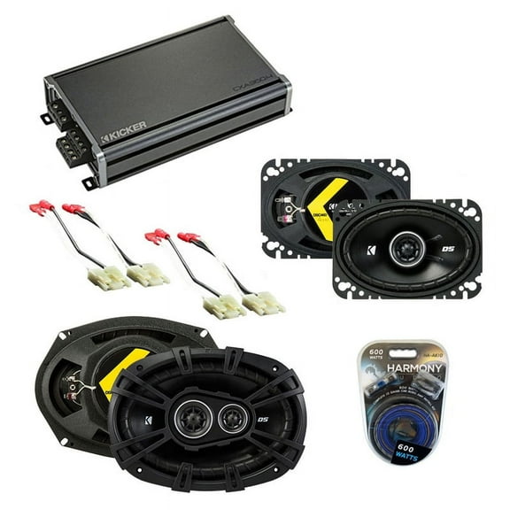 Fits Buick Le Sabre 1984-1987 Speaker Upgrade Kicker DSC46 DSC693 & CXA360.4 Amp