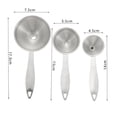 thumbnail image 5 of 3pcs Stainless Steel Hopper Funnel Stainless Steel Funnel Wine Hopper Filter With Brush, 5 of 5