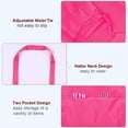thumbnail image 4 of Kitchen Cooking Aprons Polyester Art Aprons Pottery Apron Artist Painting Apron Pink, 4 of 5