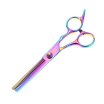 Unique Bargains 1 Pc Dog Grooming Scissors for Pets Shop 5.5 Inches Assorted Color Stainless Steel