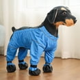 thumbnail image 4 of Bottes pour Chien Résistantes à l'Eau Protecteur Extérieur Marche Course Randonnée pour Pattes d'Animaux, Bleu, 4 of 9