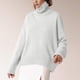 thumbnail image 4 of Suéter de cuello alto para mujer, moda informal, manga larga, cuello alto, suéter para mujer, 4 of 8