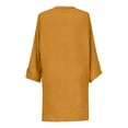 thumbnail image 6 of Sakmal Open Front Cardigan Sweaters Women Tunic Warm Comfy Cardigan Long Gold Sweater Coat, 6 of 6