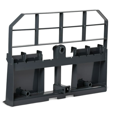 Titan Attachments USA Made Pro Series Pallet Fork Frame, Quick Tach Connection, Optional Pallet Fork Blades, Rated 6,000 LB
