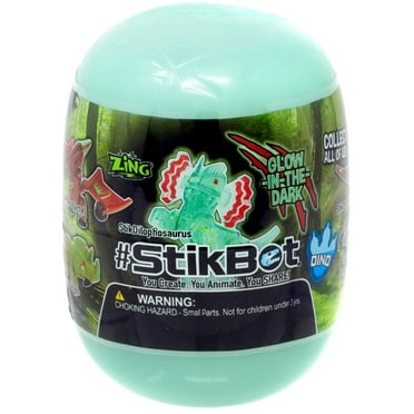 ZING Stikbot Dino Glow-in-the-Dark Mystery Pack