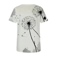 thumbnail image 5 of WEAIXIMIUNG T-Shirt à Manches Courtes Col Rond Imprimé pour Femmes Saint-Valentin, 5 of 5