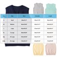thumbnail image 3 of Hauts Sans Manches pour Femmes Hauts Décontractés pour Femmes Mode Femmes Décontracté Uni Hauts pour Dames Blouse Sans Manches Chandails à Col en V Blouses Sans Manches pour Femmes Hauts de Mode pour Femmes, 3 of 5