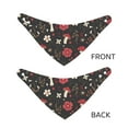 thumbnail image 6 of Goofa Fly Agaric and Flowers Pattern Pet Scarf Bandana - Adjustable and Comfortable,Dog Scarf Bib Kerchief Breedfor Dogs and Cats-Small, 6 of 8