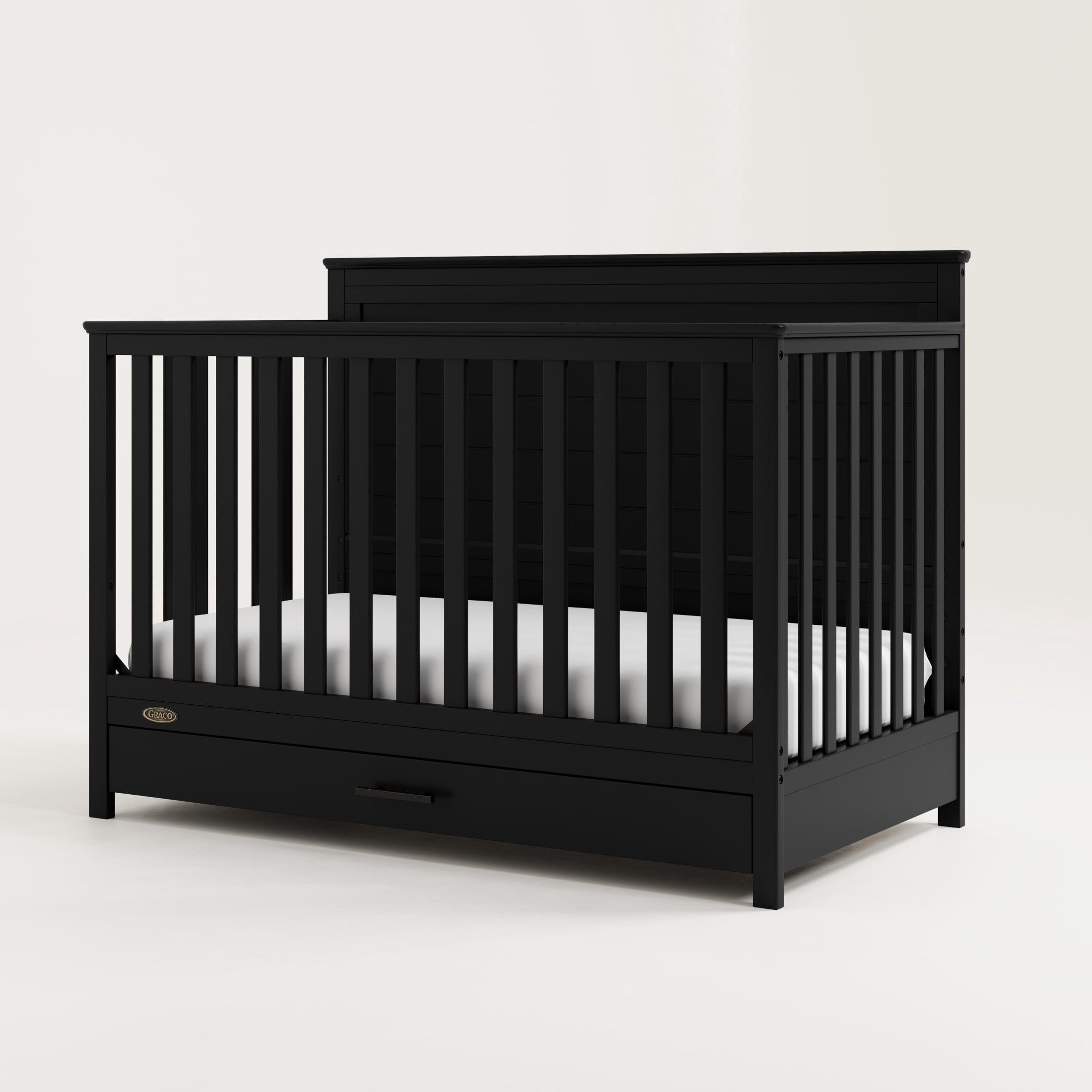 Graco Tristan Convertible Crib With Drawer - Black