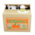 thumbnail image 1 of Piggy Bank Cat Steal Money Coin Saving Box Pot Case Battery Operated Gift Perfect Piggy Bank For Home And Office Desks, 1 of 9