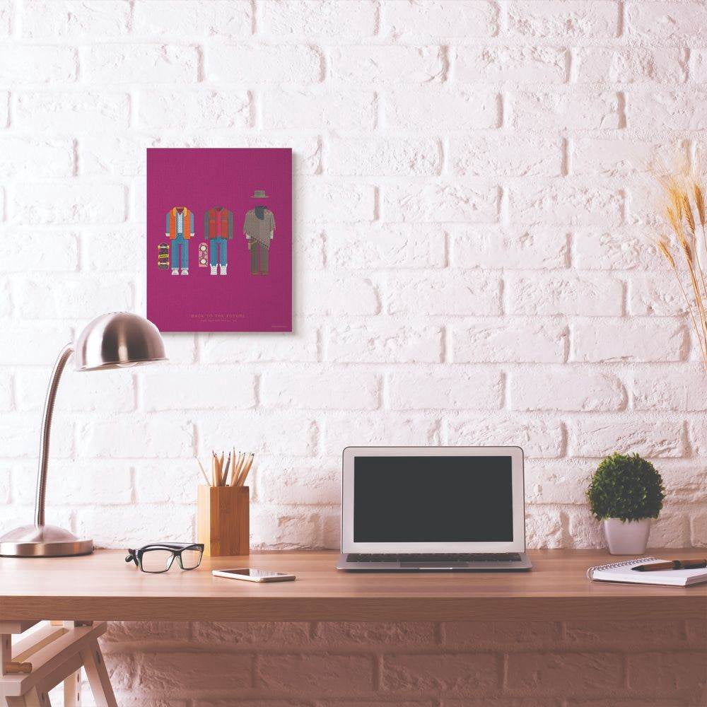 Stupell Industries Back To The Future Famous People Characters Fashion Design Canvas Wall Art by Fred Birchal