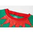 thumbnail image 4 of Little Boys Girls Christmas Pajamas Sets for Toddler 100% Cotton Elf Planet Sleepwear Long Sleeve 2 Piece kids Clothes Pjs 3-7T Elf-6549-6T, 4 of 7