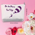 thumbnail image 2 of Oh The Places You'll Go Makeup Bag Graduation Gift Inspirational Gifts for Graduates Cosmetic Bags Makeup Travel Case, 2 of 5