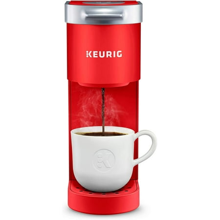 

Manzhi K-Mini Coffee Maker Single Serve K-Cup Pod Coffee Brewer 6 to 12 oz. Brew Sizes Poppy Red