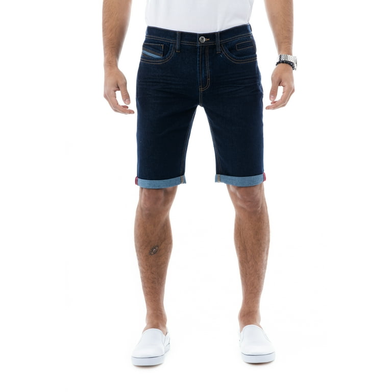 Mens shorts rolled up top