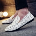 thumbnail image 4 of Men's Casual Shoes Red Loafers Cleat Shoes Metal Trim Adulto Driving Moccasin Soft Comfortable Casual Shoes Men's Sneakers Flats, 4 of 5